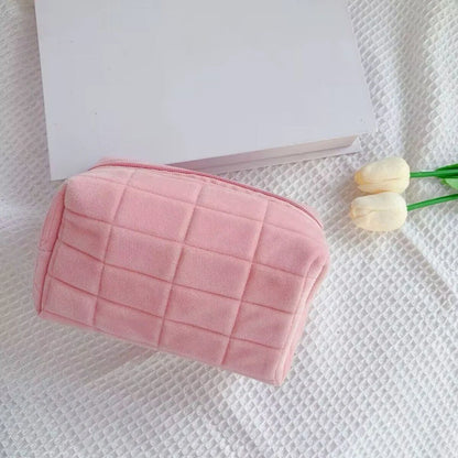 CleverCarry™ Plush Pouch – Soft Touch Cosmetic & Jewelry Bag