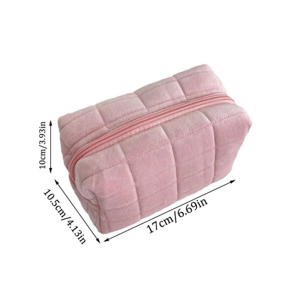 CleverCarry™ Plush Pouch – Soft Touch Cosmetic & Jewelry Bag