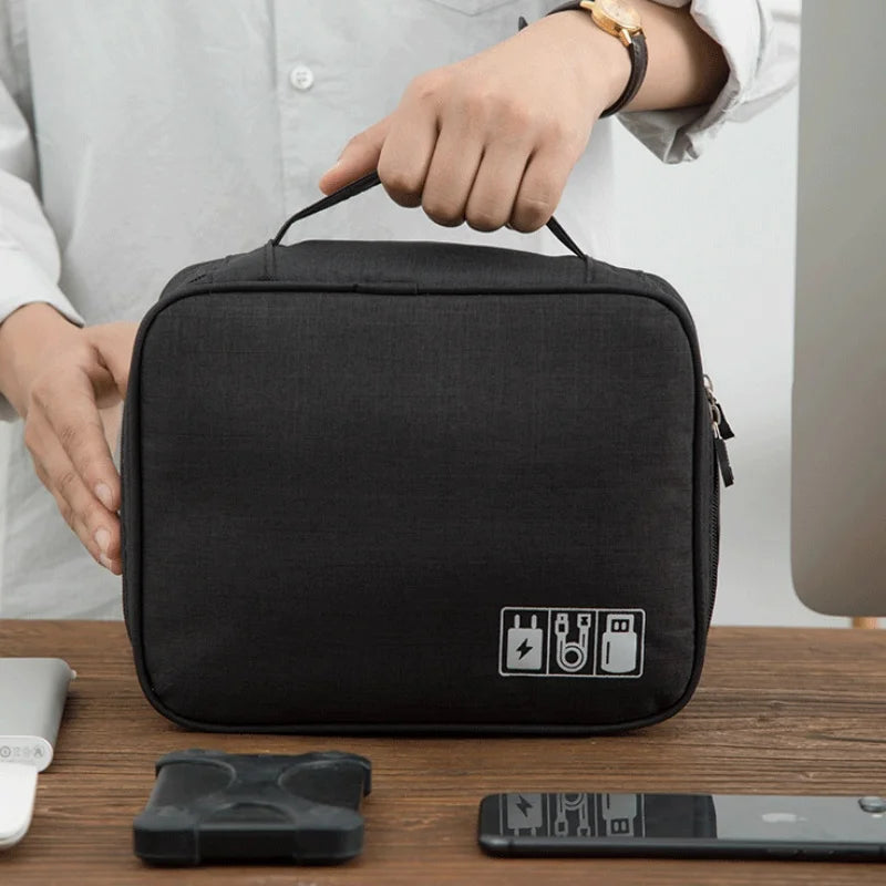 CleverCarry™ Electronic Storage Bag – Travel Organizer for Tech & Accessories