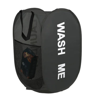 CleverCarry™ Laundry Basket – Space Saving, Foldable Hamper